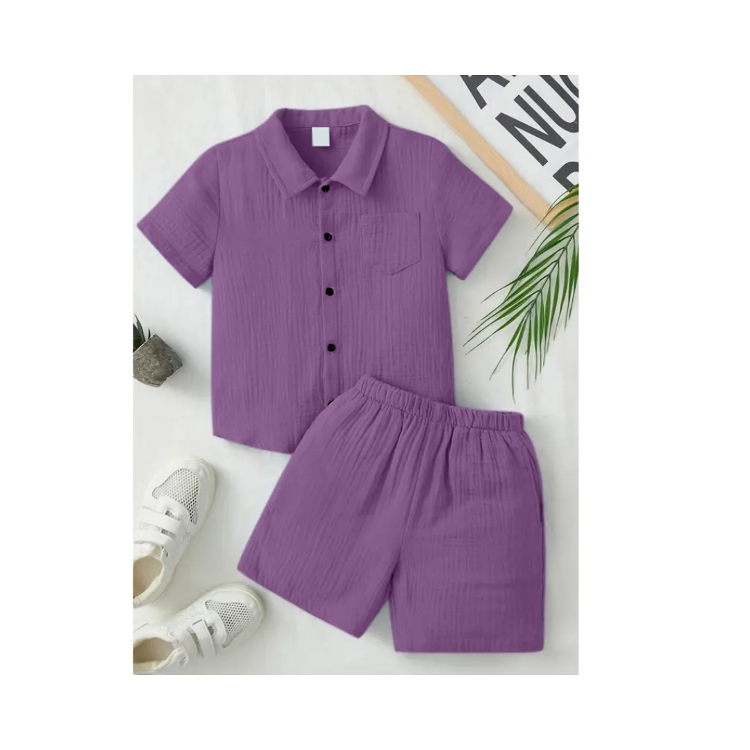 Boys Casual Shirt Shorts for kids